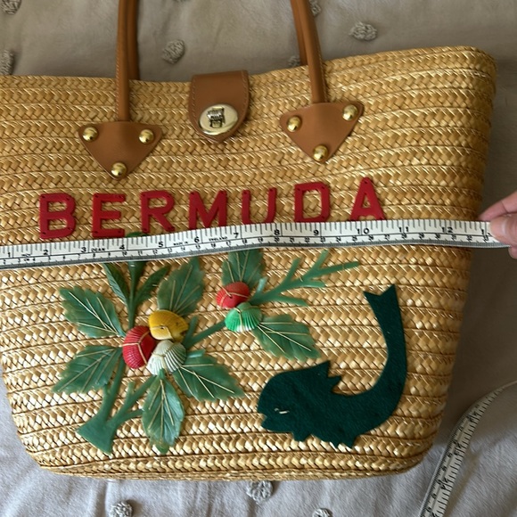 Vintage Bermuda Straw Bag Tourist/Travel - Picture 8 of 8
